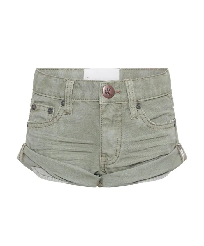 SUPER KHAKI KIDS BANDIT DENIM SHORTS Kids One Teaspoon Kids SUPER KHAKI KIDS BANDIT DENIM SHORTS Kids One Teaspoon Kids