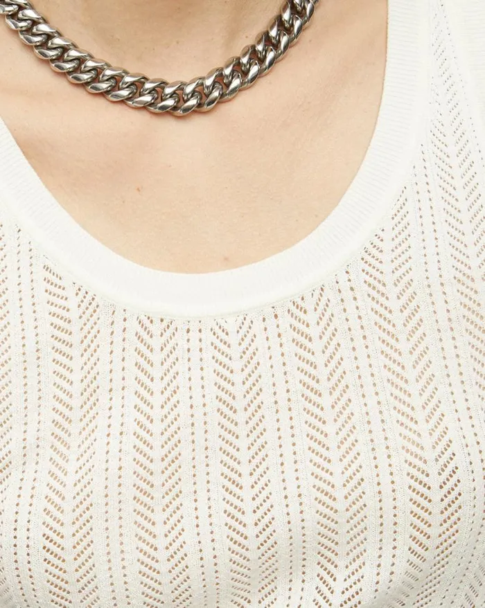 Sweaters Shop Veronica Beard Galli Knit Tank Black