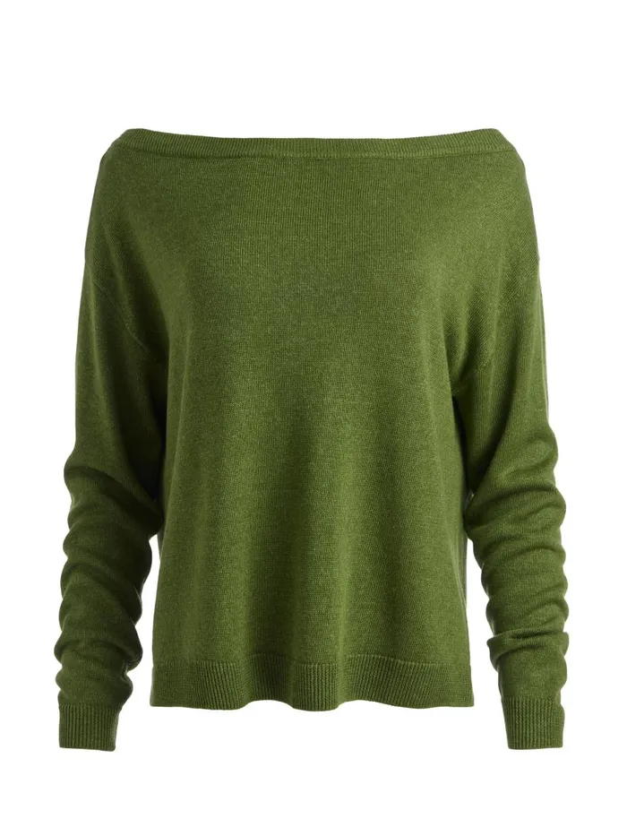 Sweaters Women Alice Olivia MARG SLOUCHY PULLOVER Avocado