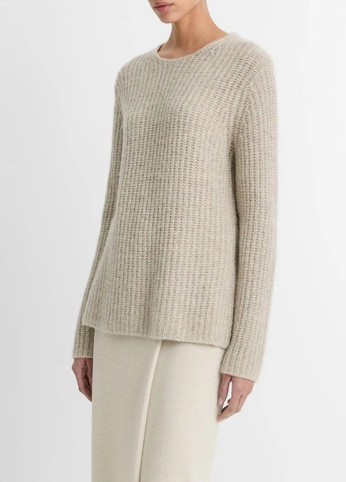 Sweaters Women Vince Cashmere Donegal Tunic Sweater Biscuit Donegal Sweaters Women Vince Cashmere Donegal Tunic Sweater Biscuit Donegal