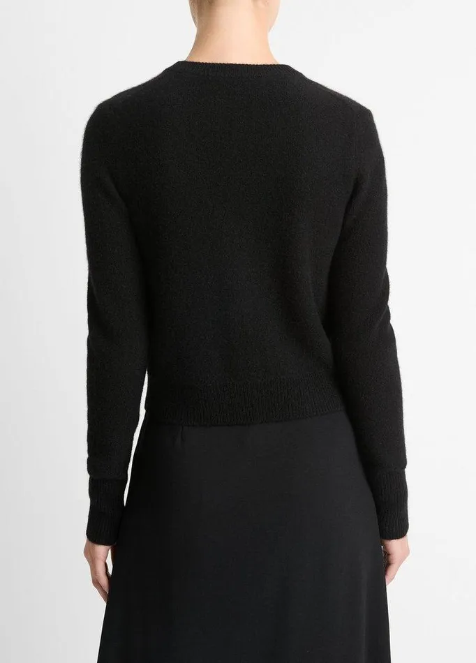 Sweaters Women Vince Plush Cashmere Cardigan Black Sweaters Women Vince Plush Cashmere Cardigan Black