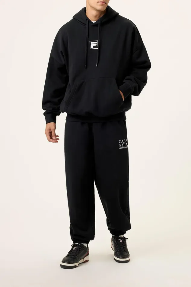 Sweatshirts and Hoodies Men Fila Casa Fila Crest Country Club Hoodie 001 Black Sweatshirts and Hoodies Men Fila Casa Fila Crest Country Club Hoodie 001 Black