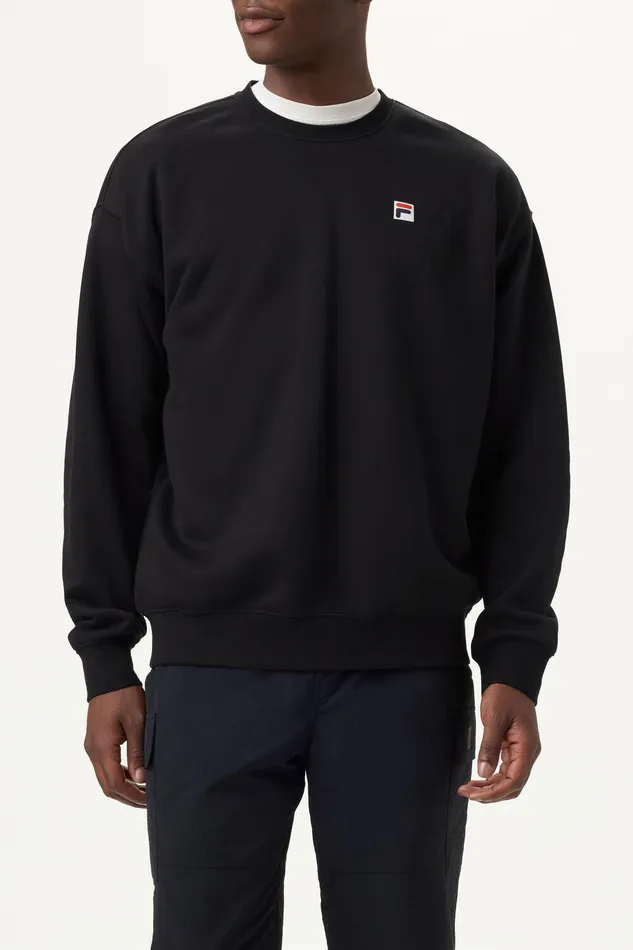 Sweatshirts and Hoodies Women Fila Classic Relaxed Sweatshirt 001 Black Sweatshirts and Hoodies Women Fila Classic Relaxed Sweatshirt 001 Black