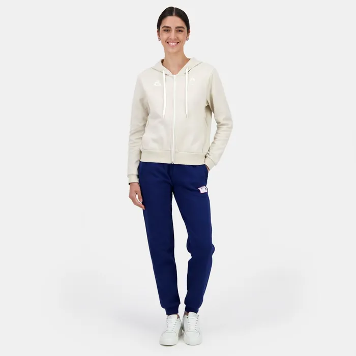 Sweatshirts And Hoodies Women Le Coq Sportif Paris 2024 ZipUp Hoodie