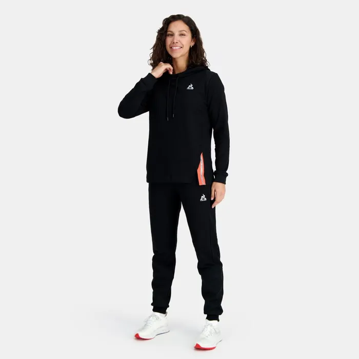 Sweatshirts And Hoodies Women Le Coq Sportif Training Performance Hoodie Black