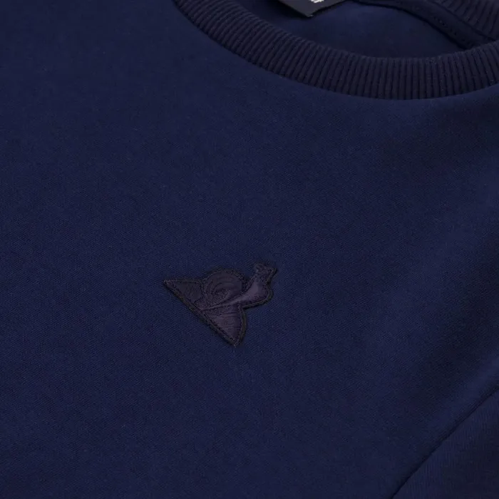 Sweatshirts Men Le Coq Sportif Ton Sur Ton RoundNeck Sweatshirtshirt Dark Velvet