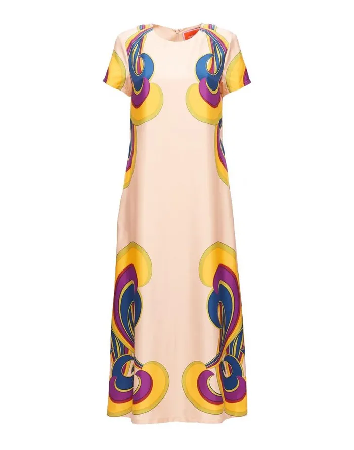 Swing Dress Place Rainbow Swirl Rosa Place Women La Double J Dresses Swing Dress Place Rainbow Swirl Rosa Place Women La Double J Dresses