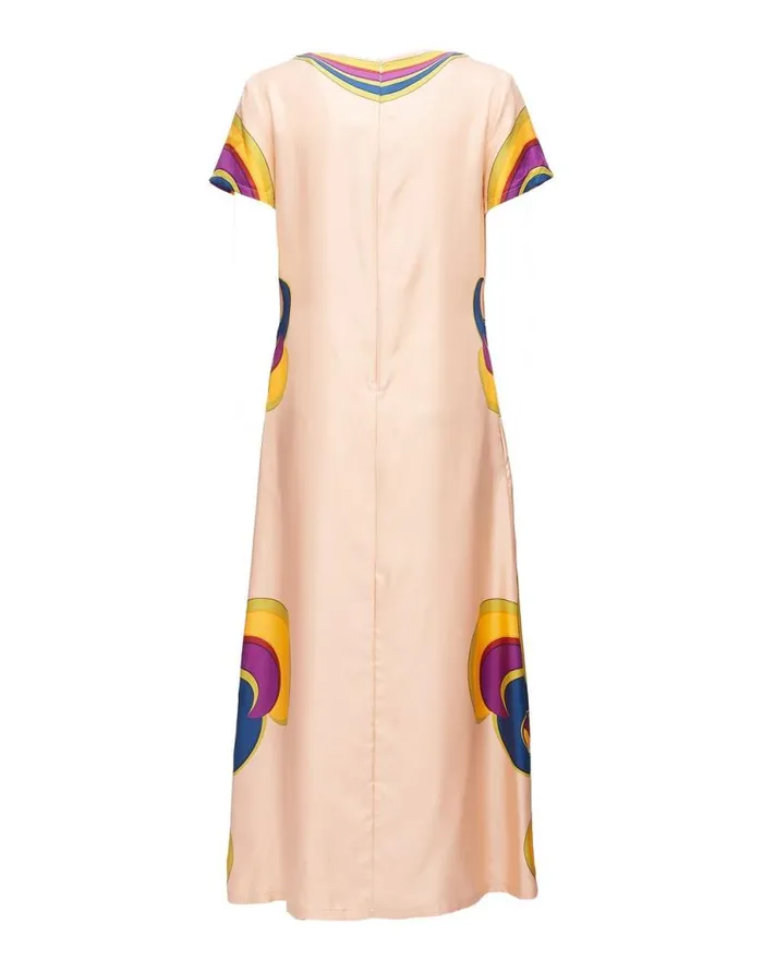 Swing Dress Place Rainbow Swirl Rosa Place Women La Double J Dresses Swing Dress Place Rainbow Swirl Rosa Place Women La Double J Dresses
