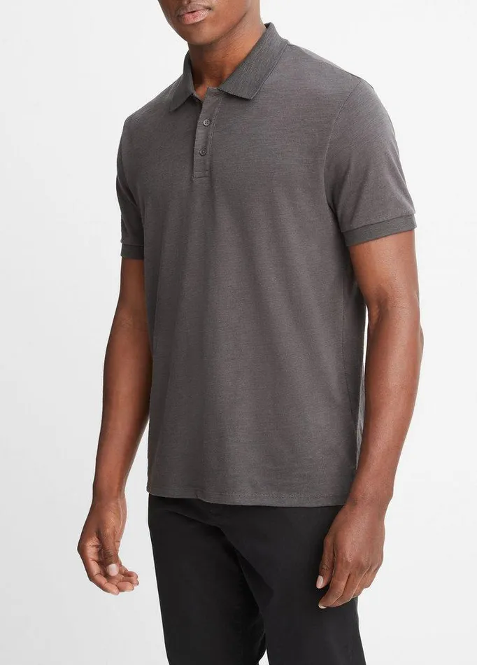 TShirts and Polos Men Vince Classic Slub Polo Shirt Sphere TShirts and Polos Men Vince Classic Slub Polo Shirt Sphere