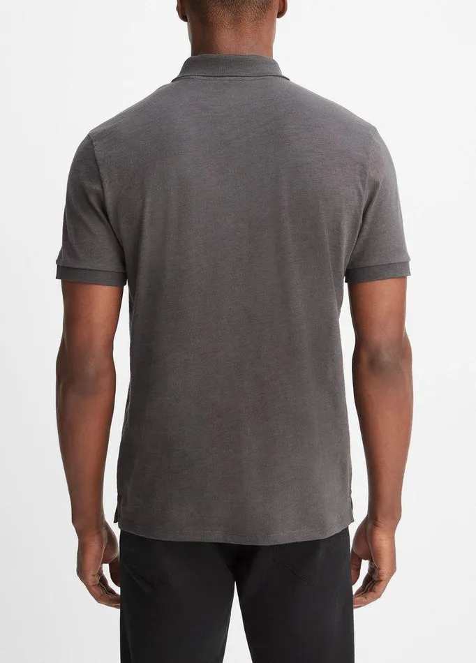 TShirts and Polos Men Vince Classic Slub Polo Shirt Sphere TShirts and Polos Men Vince Classic Slub Polo Shirt Sphere
