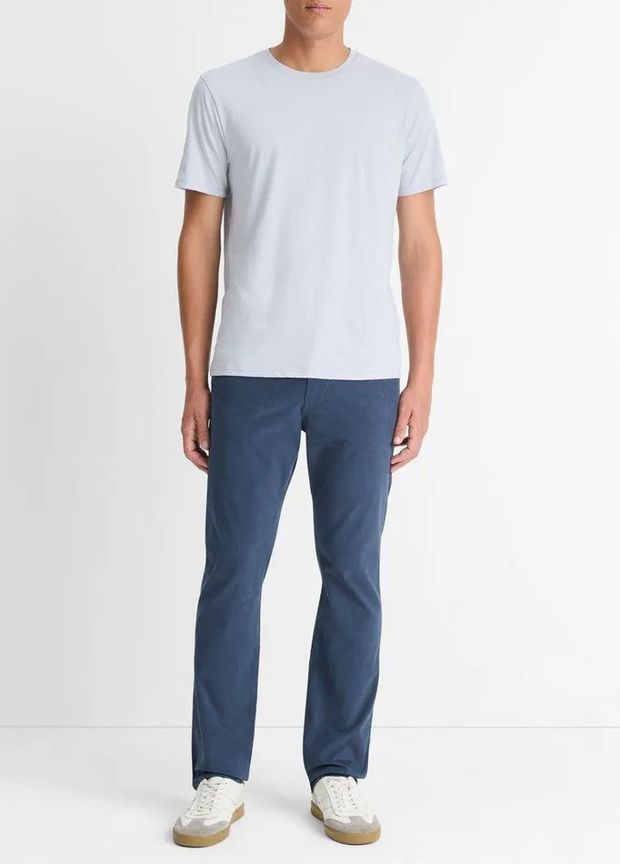 TShirts and Polos Men Vince Pima Cotton Crew Neck TShirt Ocean Glass