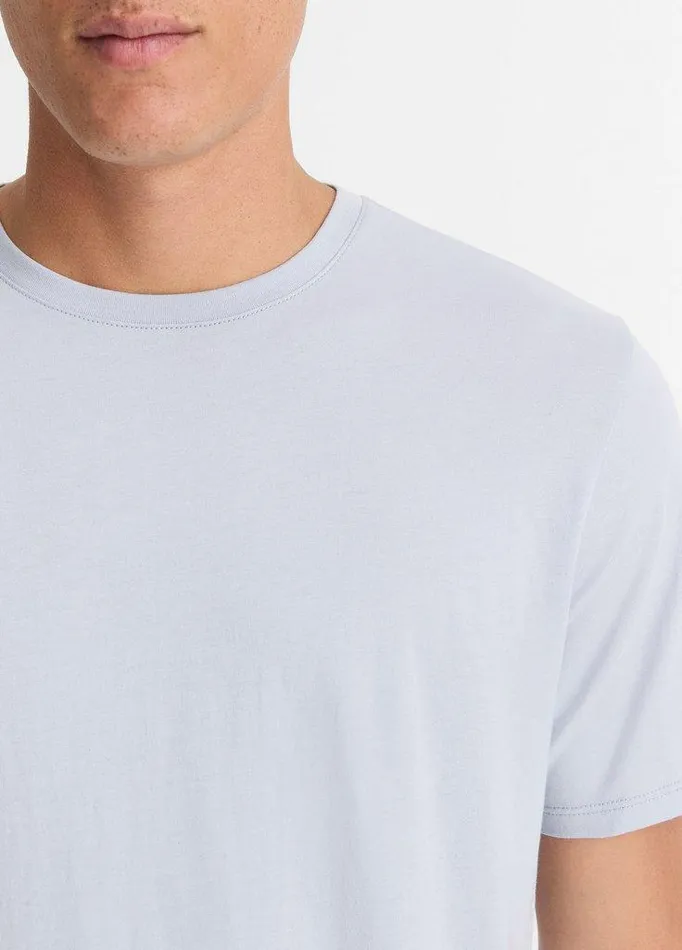 TShirts and Polos Men Vince Pima Cotton Crew Neck TShirt Ocean Glass TShirts and Polos Men Vince Pima Cotton Crew Neck TShirt Ocean Glass