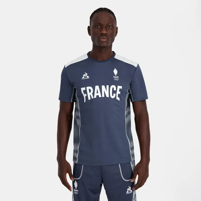 Tshirts And Tops Men Le Coq Sportif France039s Olympic Team Jersey Insignia Blue Tshirts And Tops Men Le Coq Sportif France039s Olympic Team Jersey Insignia Blue