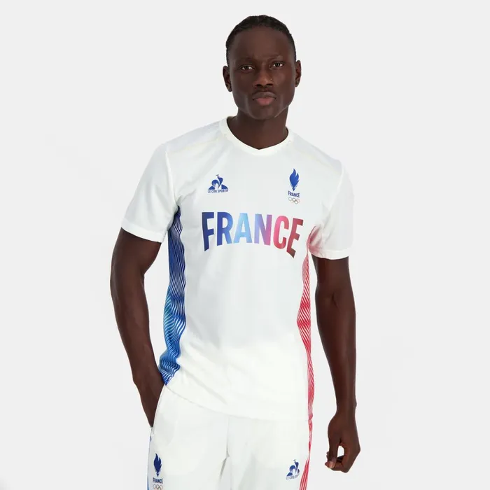 Tshirts And Tops Men Le Coq Sportif France039s Olympic Team Jersey Marshmallow
