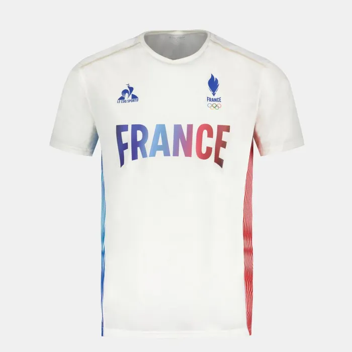 Tshirts And Tops Men Le Coq Sportif France039s Olympic Team Jersey Marshmallow