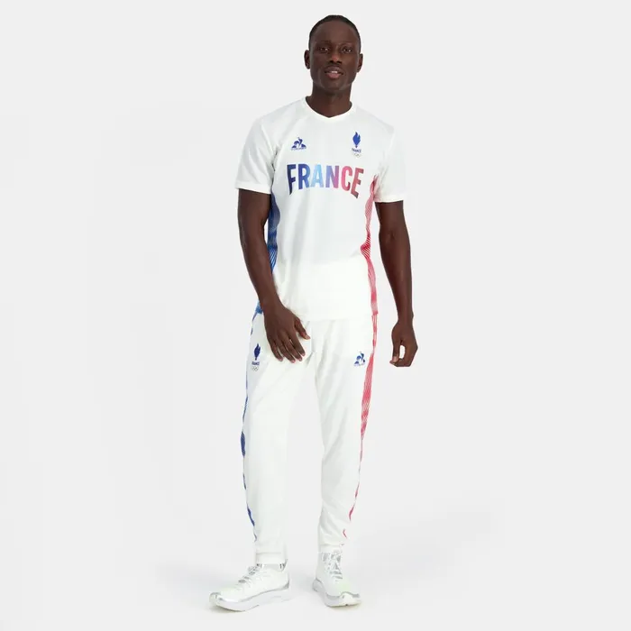 Tshirts And Tops Men Le Coq Sportif France039s Olympic Team Jersey Marshmallow