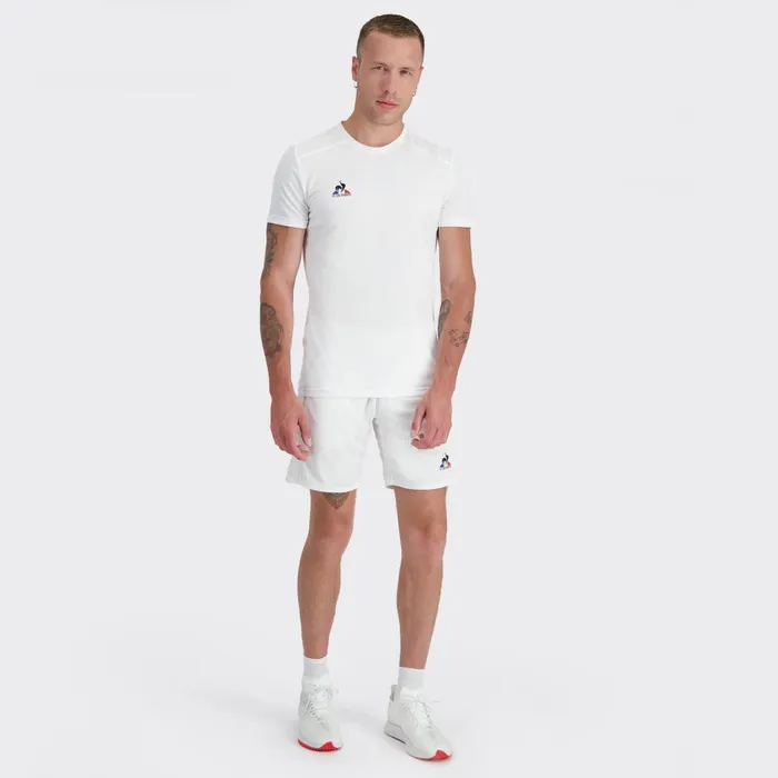 Tshirts And Tops Men Le Coq Sportif Tennis TShirt New Optical White Tshirts And Tops Men Le Coq Sportif Tennis TShirt New Optical White