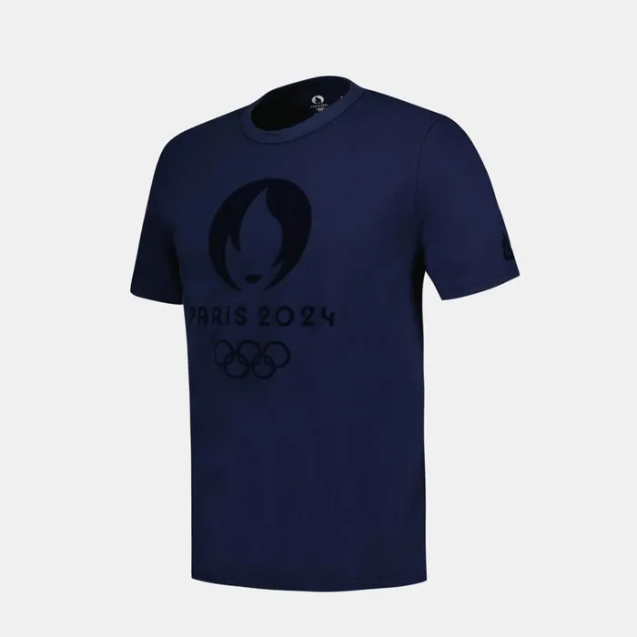 Tshirts And Tops MenWomen Le Coq Sportif Paris 2024 TShirt Bleu Nuit Tshirts And Tops MenWomen Le Coq Sportif Paris 2024 TShirt Bleu Nuit