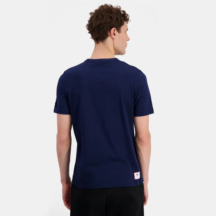Tshirts And Tops MenWomen Le Coq Sportif Paris 2024 TShirt Bleu Nuit Tshirts And Tops MenWomen Le Coq Sportif Paris 2024 TShirt Bleu Nuit