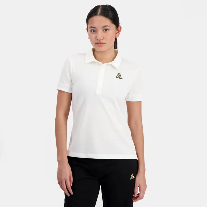 Tshirts Polos Shirts And Tops Women Le Coq Sportif Coq D039Or Polo Shirt En Interlock 240g Coton Marshmallow Tshirts Polos Shirts And Tops Women Le Coq Sportif Coq D039Or Polo Shirt En Interlock 240g Coton Marshmallow