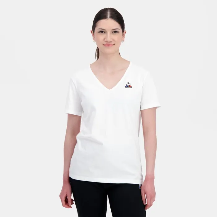 Tshirts Polos Shirts And Tops Women Le Coq Sportif Essentiels TShirt New Optical White Tshirts Polos Shirts And Tops Women Le Coq Sportif Essentiels TShirt New Optical White