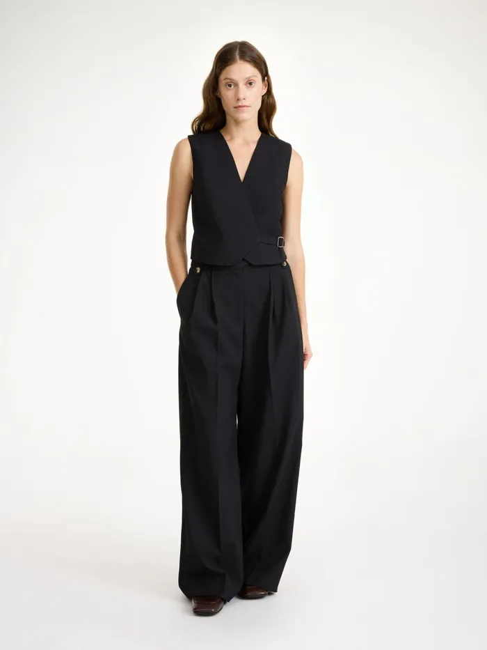 Talime Waistcoat Black Women By Malene Birger Blazers