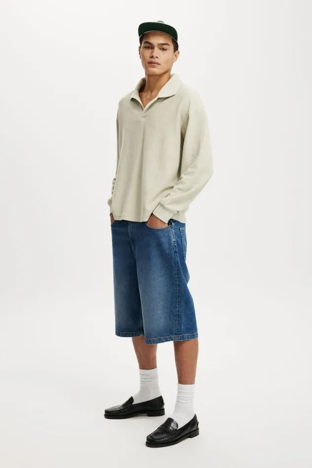 Textured Rugby Ivory Men Cotton On Sweats and Hoodies Textured Rugby Ivory Men Cotton On Sweats and Hoodies