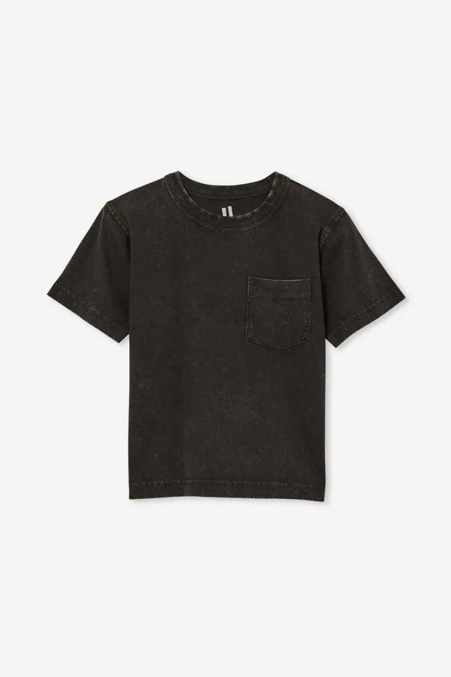 The Essential Short Sleeve Tee Phantom Wash Boys Cotton On Tops and TShirts