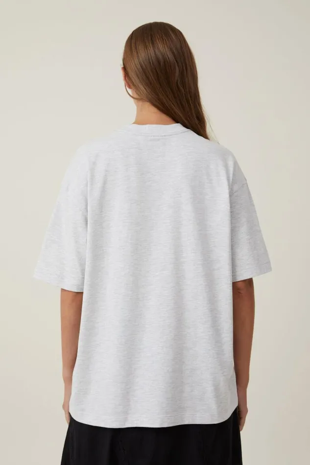 The Lcn Boxy Graphic Tee Lcn Bra Guns N Roses Cherub Soft Grey Marle Women Cotton On Tops The Lcn Boxy Graphic Tee Lcn Bra Guns N Roses Cherub Soft Grey Marle Women Cotton On Tops