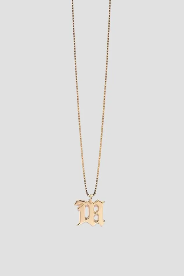 The M Necklace Gold WomenMen MISBHV Jewelry