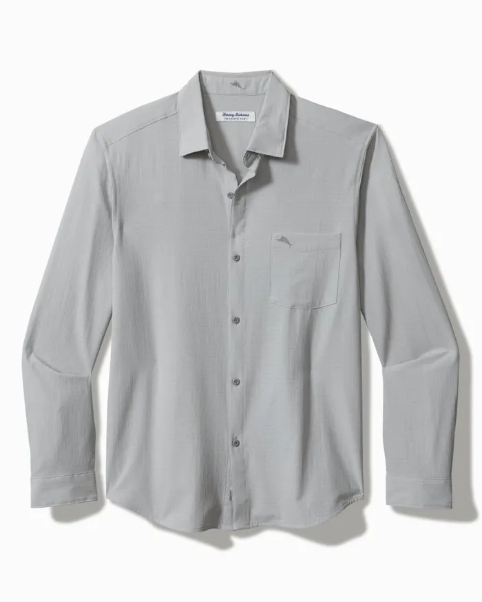 Tommy Bahama Bahama Coast Sands IslandZone LongSleeve Shirt Concrete Grey Men Shirts Tommy Bahama Bahama Coast Sands IslandZone LongSleeve Shirt Concrete Grey Men Shirts