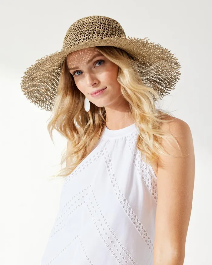 Tommy Bahama Color Block Fedora Tan Women Hats and Caps Tommy Bahama Color Block Fedora Tan Women Hats and Caps