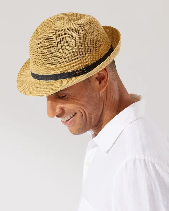 Tommy Bahama Graham Flat Cap Navy MenBig and Tall Hats and Caps