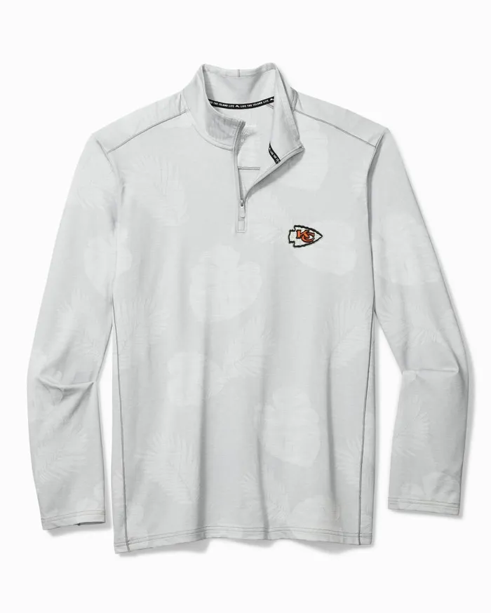 Tommy Bahama NFL Delray Frond IslandZone HalfZip Sweatshirt Kansascitychiefs Men Sweatshirts Tommy Bahama NFL Delray Frond IslandZone HalfZip Sweatshirt Kansascitychiefs Men Sweatshirts