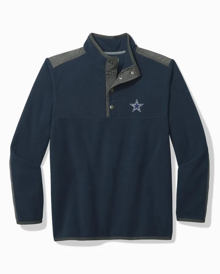 Tommy Bahama NFL Field Runner HalfSnap MockNeck Sweatshirt Dallascowboys Men Sweatshirts Tommy Bahama NFL Field Runner HalfSnap MockNeck Sweatshirt Dallascowboys Men Sweatshirts