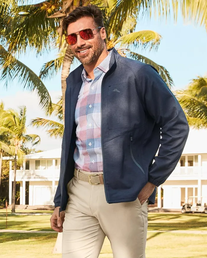 Tommy Bahama On Par Jacket Belmont Blue Men Jackets and Outerwear Tommy Bahama On Par Jacket Belmont Blue Men Jackets and Outerwear