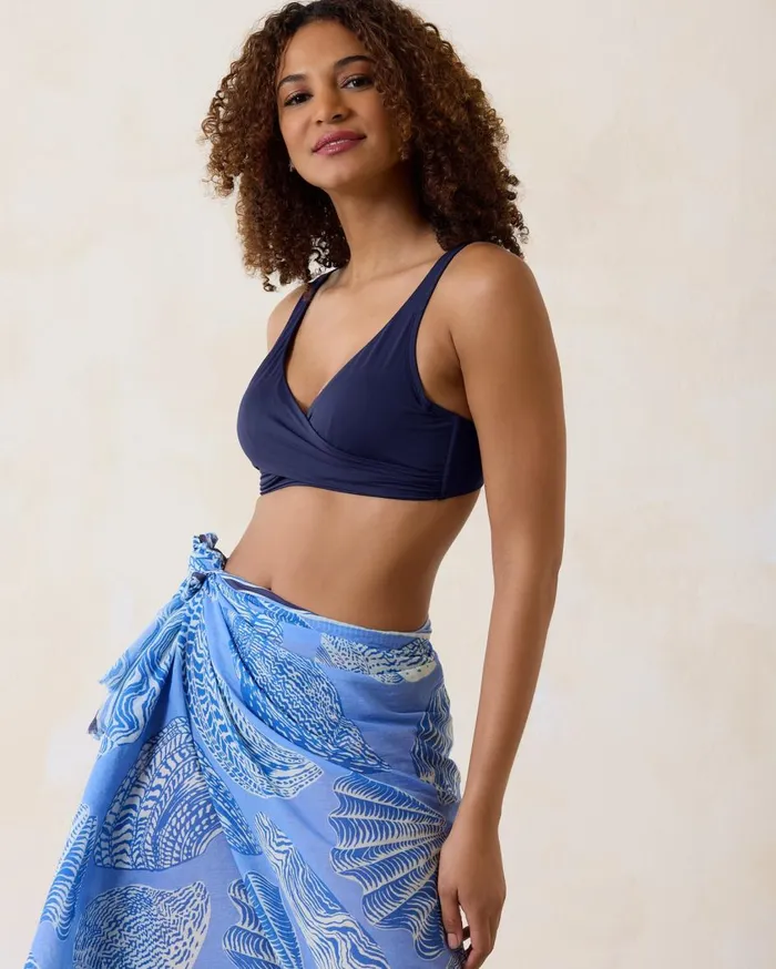 Tommy Bahama Pearl Underwire WrapFront Bikini Top Mare Navy Women Bikini Tops Tommy Bahama Pearl Underwire WrapFront Bikini Top Mare Navy Women Bikini Tops