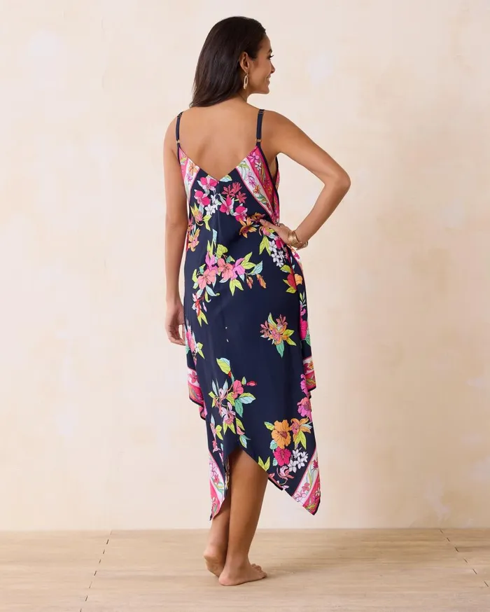 Tommy Bahama Summer Floral Scarf Coverup Dress Mare Navy Women Dresses Tommy Bahama Summer Floral Scarf Coverup Dress Mare Navy Women Dresses