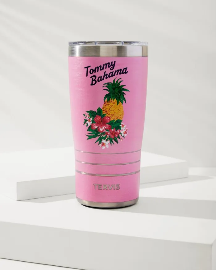 Tommy Bahama Tommy Bahama Palm 64oz Corkcicle Sports Jug Navy Beach and Home Beach Accessories