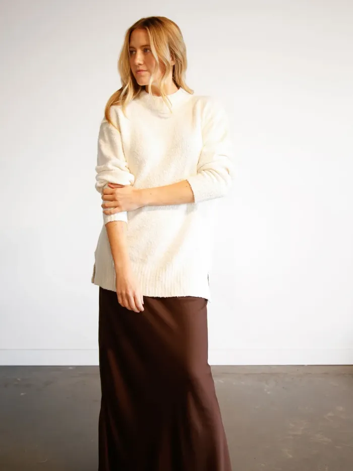 Tops Alexis Boucle Sweater Almond Able Women