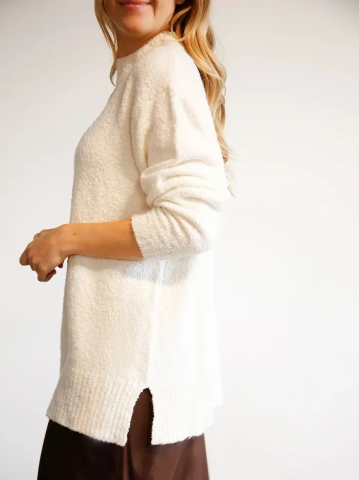 Tops Alexis Boucle Sweater Almond Able Women