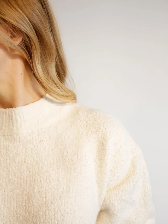 Tops Alexis Boucle Sweater Almond Able Women