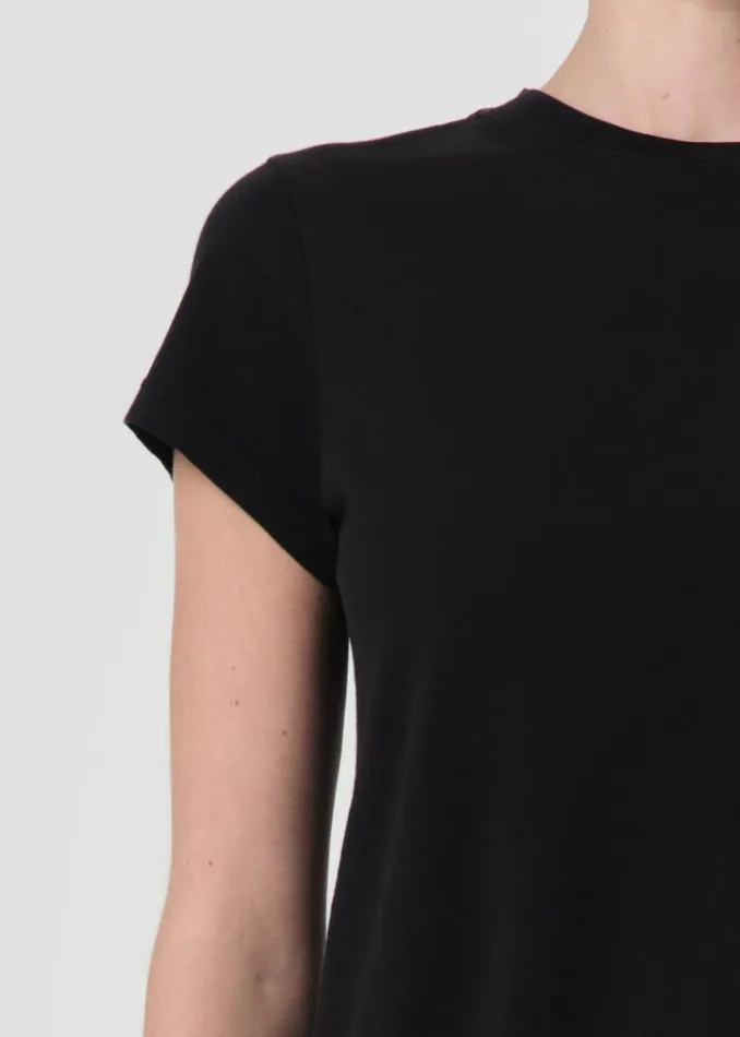 Tops and Bodysuits Women Agolde Adine Shrunken Tee In Black