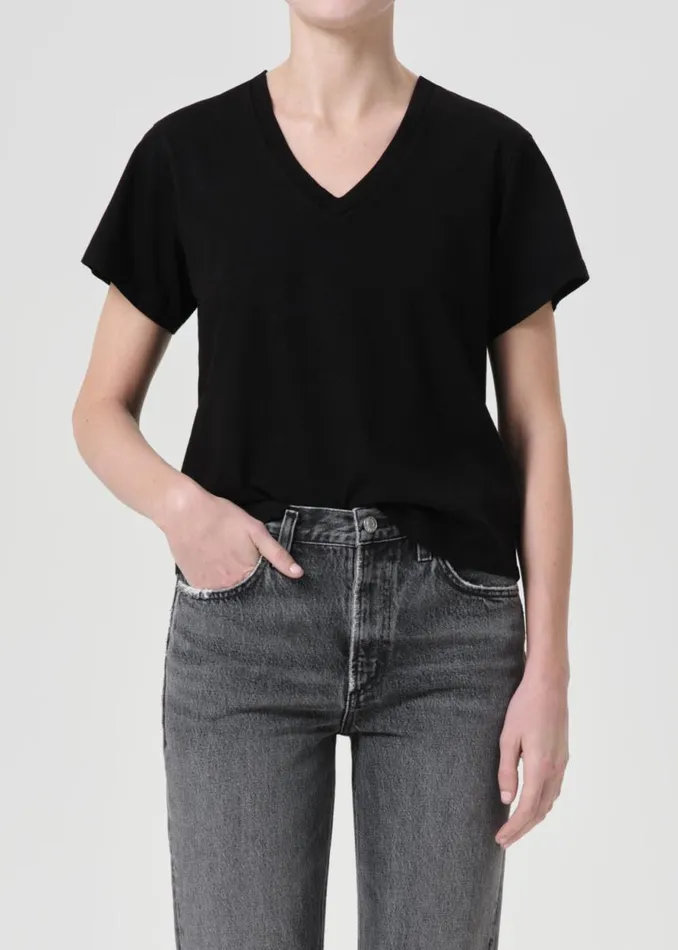 Tops and Bodysuits Women Agolde Jones TShirt In Black