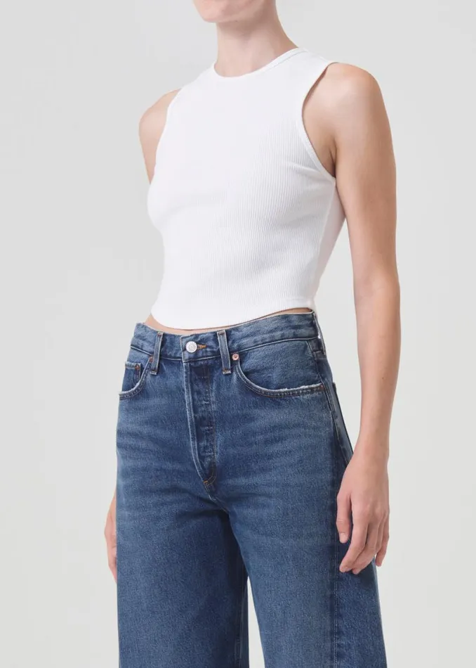 Tops and Bodysuits Women Agolde Nova Tank In White