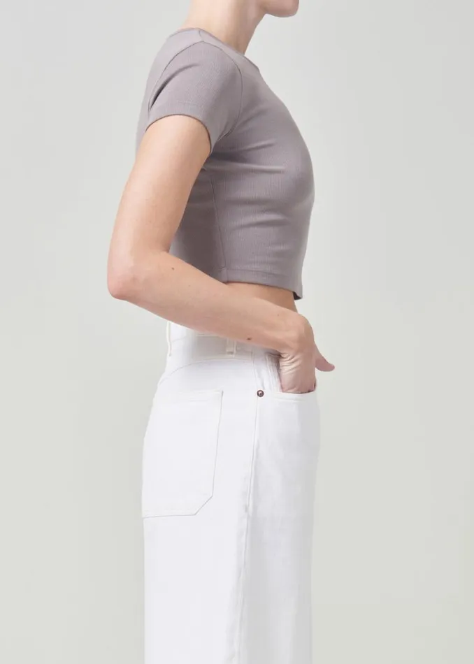 Tops and Bodysuits Women Agolde Savannah Tee In Shaker