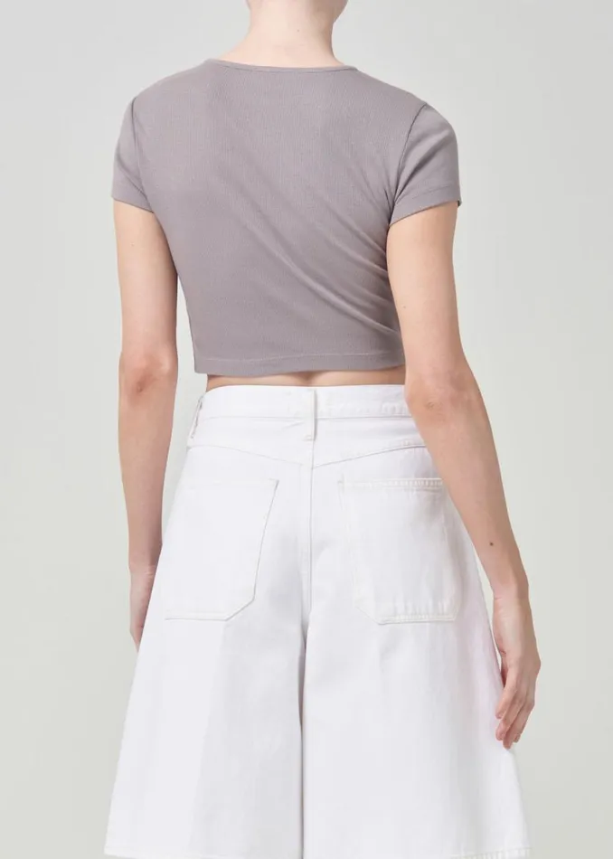 Tops and Bodysuits Women Agolde Savannah Tee In Shaker