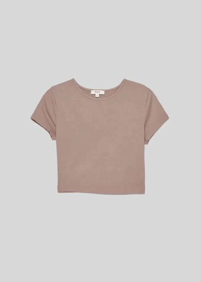 Tops and Bodysuits Women Agolde Savannah Tee In Shaker