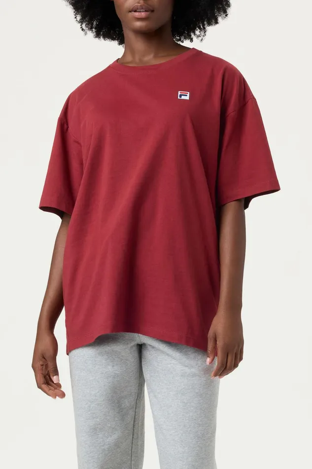 Tops and TShirts Men Fila Classic Relaxed Tee 601 Tibetan Red Tops and TShirts Men Fila Classic Relaxed Tee 601 Tibetan Red