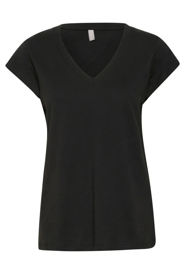 Tops and TShirts Women CULTURE CUbiana Tshirt Black